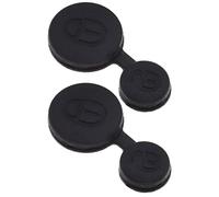 The Lord of the Tools Lot de 2 Coques de Protection en Caoutchouc pour clé de Voiture à 2 Boutons pour 106 206 306 405 406 Noir étanche et résistant aux Rayures