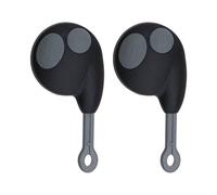 The Lord of the Tools Lot de 2 coques de rechange pour clé de voiture à 2 boutons compatible avec Cobra Alarm 777 1046 3193 3196 3198 3993 3998 7928 8186 888