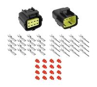 The Lord of the Tools Lot de 2 Jeux de Connecteurs électriques étanches à 8 Broches Kit de Connecteurs AWG 1,8 mm Ensemble de Bornes pour Moto Scooter Voiture Camion Quad ATV UTV