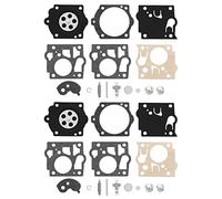The Lord of the Tools Lot de 2 kits de réparation de diaphragme de carburateur compatible avec McCulloch Promac 700/8200/PM10-10 Compatible avec Homelite Super XLAO /550/SXL928 Tronçonneuse K10-SDC