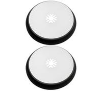 The Lord of the Tools Lot de 2 patins de ponçage ronds en acier inoxydable EVA 115 mm compatible avec outil électrique Fein Multimaster Function