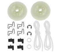 The Lord of the Tools Lot de 2 Poulies Et Cliquets de Démarrage pour Tronçonneuse + Corde Compatible avec Stihl 017 018 025 MS192 MS210 MS230 MS250