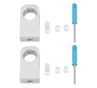 The Lord of the Tools Lot de 2 supports de tuyau en alliage d'aluminium Distance 11 mm Ouverture 14,5 mm pour tuyaux d'entrée et de sortie d'aquarium, S