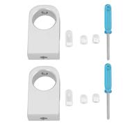 The Lord of the Tools Lot de 2 supports de tuyau en alliage d'aluminium Distance 13 mm Ouverture 18,5 mm pour tuyaux d'entrée et de sortie d'aquarium, M