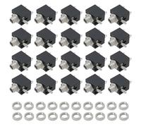 The Lord of the Tools Lot de 20 prises jack miniatures 3 bornes CC 2,5 mm pour lecteurs MP3, MP4, lecteurs CD
