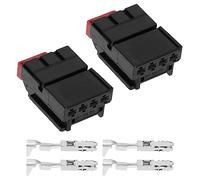 The Lord of the Tools Lot de 2pcs Connecteurs de Feu Arrière avec Borne 7N0972704 Compatible avec VW Compatible avec Audi Compatible avec Seat Connecteur de Prise de Lampe de Feu Arrière