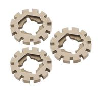 The Lord of the Tools Lot de 3 adaptateurs d'arbre oscillant compatibles avec Bosch Compatible avec Fein Compatible avec Multimaster Compatible avec Makita 25,1 x 3,1 mm