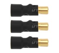 The Lord of the Tools Lot de 3 adaptateurs de voiture télécommandés 6,5 mm mâle vers 8 mm femelle Bullet ESC connecteur adaptateur 29 x 9,7 mm pour moteur RC ESC