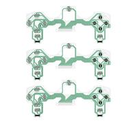 The Lord of the Tools Lot de 3 films conducteurs de rechange pour clavier - Membrane flexible - Compatible avec manette PS4 JD-M-001 JD-M-010 JD-M-011