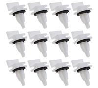 The Lord of the Tools Lot de 30 clips de fixation latéraux en plastique blanc avec joint en éponge 91513SM4000 compatible avec Honda Accord Civic CR-V Odyssey Prelude