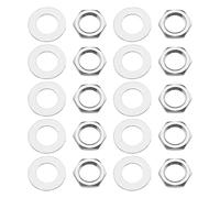 The Lord of the Tools Lot de 30 paires d'écrous de prise jack pour guitare électrique, basse M8