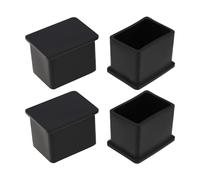 The Lord of the Tools Lot de 4 bouchons carrés en caoutchouc de 20 mm x 30 mm pour barres de toit carrées Protection contre les glissades