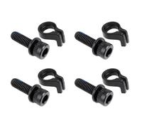 The Lord of the Tools Lot de 4 Boulons de Fixation d'étrier de Vélo M6 x 18,7 Mm avec Anneau élastique Compatible avec Shimano BR-S7000