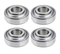 The Lord of the Tools Lot de 4pcs Roulements pour Machines Agricoles 203KRR2 Roulements de Porte de Trémie à Faible Couple pour Jardinières Roue de Jauge Houe Rotative (40x16,256x18,28mm)