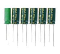 The Lord of the Tools Lot de 6 condensateurs CPU 10 V 3300 uf et super condensateur 2,5 V 1 F compatible avec Xbox Original pour Fix No Power Date