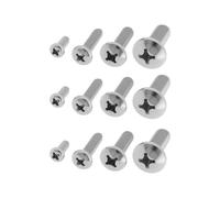 The Lord of the Tools Lot de 64 vis de fixation murale pour écran TV Plasma M4 x 10 mm M5 x 20 mm M6 x 20 mm M8 x 20 mm LG LCD Vis en acier inoxydable