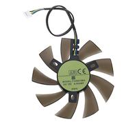The Lord of the Tools Ventilateur de Carte Vidéo 4 Broches à Deux Roulements à Billes 0,5A 12V Compatible avec Zotac GTX 1060 3 Go/1060 Mini Composants d'ordinateur de Carte Graphique
