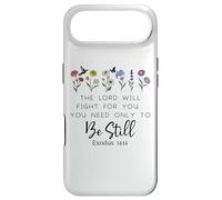 The Lord Will Fight for You Sign Bible Verse Exodus 14:14 Coque pour iPhone Air