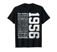 The Lord's Prayer 1956 Religieux Jesus 70e Anniversaire T-Shirt