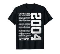 The Lord's Prayer 2004 Religieux Jesus 22ème Anniversaire T-Shirt