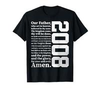 The Lord's Prayer 2008 Religieux Jesus 18ème Anniversaire T-Shirt