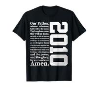 The Lord's Prayer 2010 Religieux Jesus 16ème Anniversaire T-Shirt