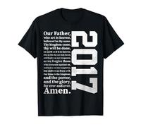 The Lord's Prayer 2017 Jésus Religieux 9e Anniversaire T-Shirt