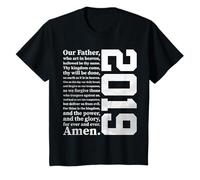 The Lord's Prayer 2019 Jésus Religieux 7e Anniversaire T-Shirt