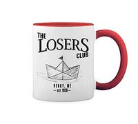 The Losers Klub King Stephen It Pennywise Blanc tasse à café avec Red Rim et poignée Mug
