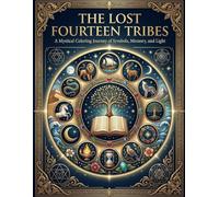 The Lost Fourteen Tribes: A Mystical Coloring Journey: 35 Symbolic Designs with 35 Backing Pages for Reflection, Memory, and Light