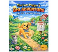 The Lost Puppy's Big Adventure and his Journey Home: A Cute and Inspiring Coloring Book Adventure for Kids Ages 5-8