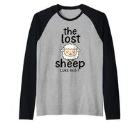 The Lost Sheep Bible Quote - Luke 15 3 7 Manche Raglan