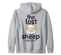 The Lost Sheep Bible Quote - Luke 15 3 7 Sweat à Capuche