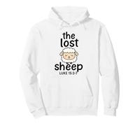 The Lost Sheep Bible Quote - Luke 15 3 7 Sweat à Capuche