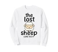 The Lost Sheep Bible Quote - Luke 15 3 7 Sweatshirt