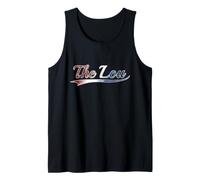 The Lou Patriotic USA Red White and Blue Graphic Débardeur
