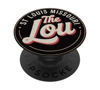 The Lou - Vintage Saint-Louis, Missouri PopSockets PopGrip Adhésif