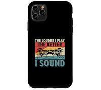 The Louder I Play The Better I Sound Drumming Drummers Coque pour iPhone 11 Pro Max