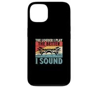 The Louder I Play The Better I Sound Drumming Drummers Coque pour iPhone 13