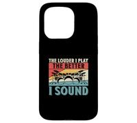 The Louder I Play The Better I Sound Drumming Drummers Coque pour iPhone 15 Pro