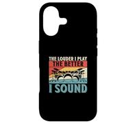 The Louder I Play The Better I Sound Drumming Drummers Coque pour iPhone 17