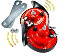 The Loudest Horn Ever 300 DB Super Train Horn for Trucks, Loud Air Electric Snail Double Horn Raging Sound for Cars, Motorcycle, 12v Double Horn Raging Sound Raging Sound for Car Motorcycle