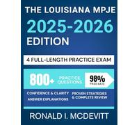 The Louisiana MPJE 2025-2026 Edition: Your Complete Roadmap to Navigating Pharmacy Law, Featuring Targeted Review, Realistic Practice Questions, and Clear Legal Breakdowns.
