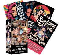 The Love Oracle Cards Of OH HELL NO, 72 cartes Oracle Deck délivre des messages brutalement honnêtes sur l'amour, les rendez-vous, le chagrin d'amour et ces moments de relation « What-The-The-Hell
