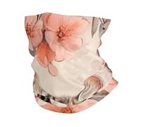 The Lovely Cat is Among The Flowers Print Head Scarf Cagoule Visage Cou Écharpe Masque Bandana Cache-Cou pour Homme Femme Blanc