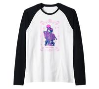The Lovers Carte de Tarot Occulte Astrologie Crâne Rose Manche Raglan