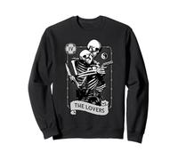 The Lovers Carte de Tarot Occulte Urban Dark Astrologie Sweatshirt