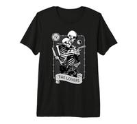 The Lovers Carte de Tarot Occulte Urban Dark Astrologie T-Shirt Haut de Gamme