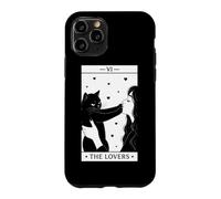 The Lovers Carte de Tarot pour Amoureux des Chats Noirs Halloween sorcière Coque pour iPhone 11 Pro