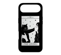 The Lovers Carte de Tarot pour Amoureux des Chats Noirs Halloween sorcière Coque pour iPhone Air